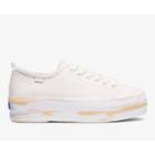 Keds Triple Up Leather Leather Marble Cream Multi, Size 11m Women Inchess Shoes