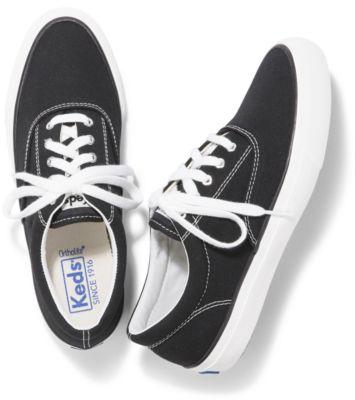 Keds Anchor Canvas Men Inchess Black, Size 5m Women Inchess Shoes