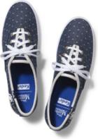 Keds X Minnie Mouse Champion Polka Dot Blue, Size 8m Women Inchess Shoes