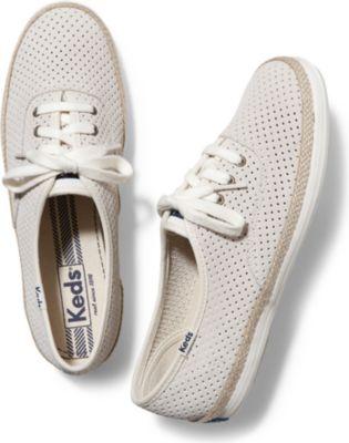 Keds Champion Perf Suede Jute Birch