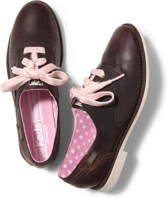 Keds Boyfriend Leather Brown Java