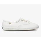 Keds Champion Luxe Leather White, Size 7m Women Inchess Shoes