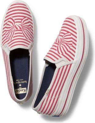Keds X Kate Kpade New York Triple Decker Bow Geranium, Size 7m Women Inchess Shoes