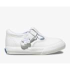 Keds Daphne T-strap Leather Sneaker White, Size 4.5w Keds Shoes