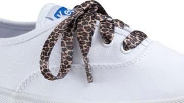 Keds Leopard Shoe Laces Leopardblack, Size One Size