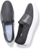 Keds Triple Bandeau Leather Black, Size 5m Women Inchess Shoes