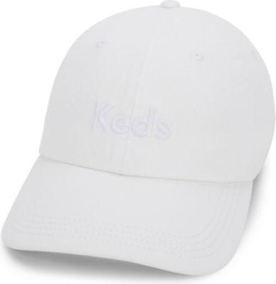 Keds Soft Canvas Baseball Cap White, Size One Size Women Inchess Shoes
