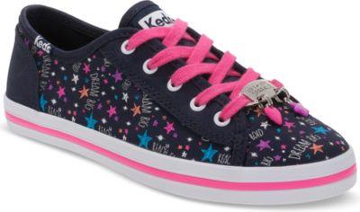 Keds Kickstart Charm Sneaker Navy / Pink Stars, Size M Keds Shoes