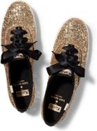 Keds X Kate Spade New York Champion Glitter Gold Glitter, Size 5m Women Inchess Shoes