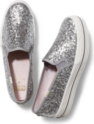 Keds Kate Spade New York Champion Triple Decker Glitter Silver Glitter