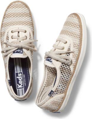 Keds Champion Crochet Cream Natural Stripe