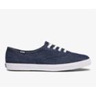 Keds Champion Eco Denim Indigo, Size 9m Women Inchess Shoes
