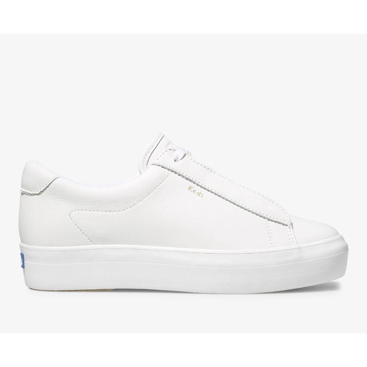 Keds Rise Metro Leather White, Size 10m Women Inchess Shoes