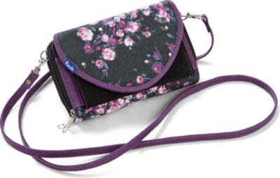Keds Convertible Wallet/crossbody Purse Black Frost Floral