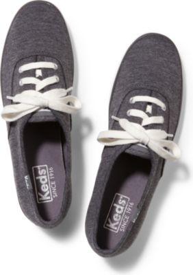 Keds Champion Jersey Graphite, Size 5m Women Inchess Shoes