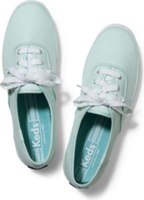 Keds Champion Striped Lace Brook Green
