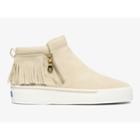 Keds Cooper Zip Fringe Suede Sand, Size 7m Women Inchess Shoes