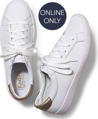 Keds Ace Leather Metallic Rose Gold, Size 5.5m Women Inchess Shoes