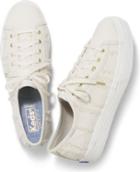 Keds Triple Kick Eyelash Canvas Cream, Size 5.5m Women Inchess Shoes