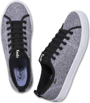 Keds Driftkick Heathered Mesh Charcoal, Size 5m Women Inchess Shoes