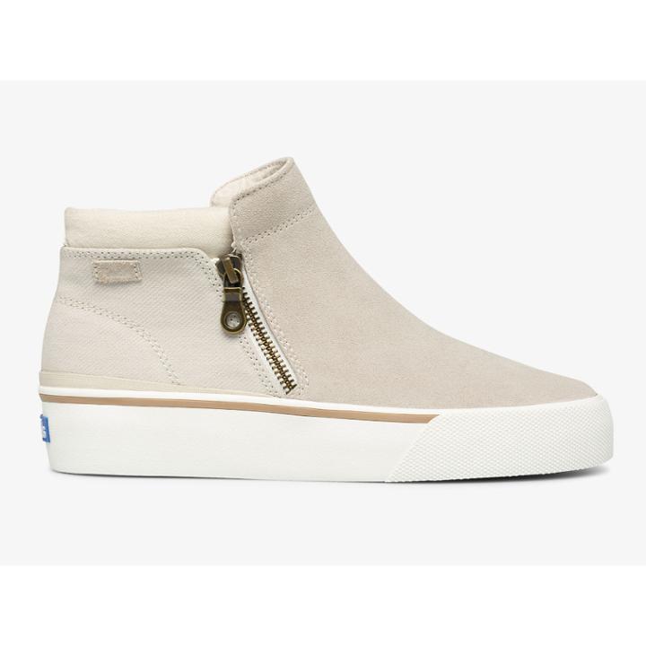 Keds Cooper Zip Bootie Latte, Size 6m Women Inchess Shoes