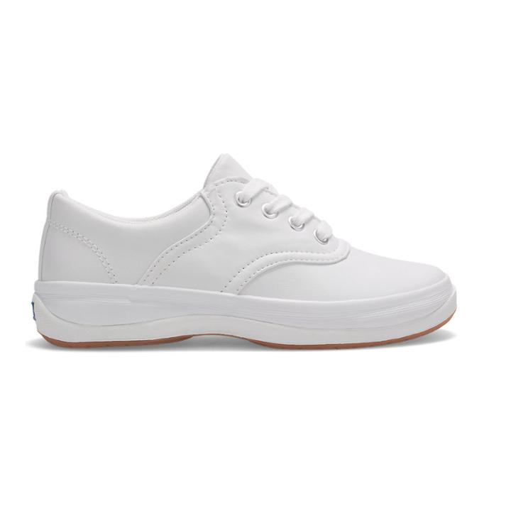 Keds School Days Sneaker. White, Size 4.5w Keds Shoes