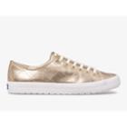 Keds Kickstart Trx Quilted Pu Metallic Gold, Size 8m Women Inchess Shoes