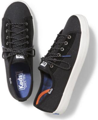 Keds Kickstart Canvas/suede Black, Size 5m Women Inchess Shoes