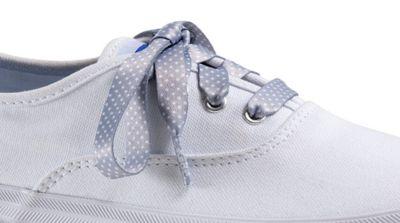 Keds Micro Dot Shoe Laces Drizzle Grey