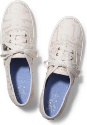 Keds Taylor Swift Inchess Champion Key Print Cream