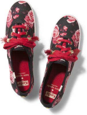 Keds X Kate Spade New York Champion Rosa Silky Tassel, Size 5m Women Inchess Shoes