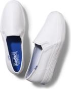 Keds Triple Decker Leather White, Size 5m Women Inchess Shoes