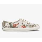 Keds Champion Tropical Feat. Organic Cotton Cream Multi, Size 6m Women Inchess Shoes