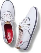 Keds Champion Pennant Whitenavy, Size 9m Women Inchess Shoes