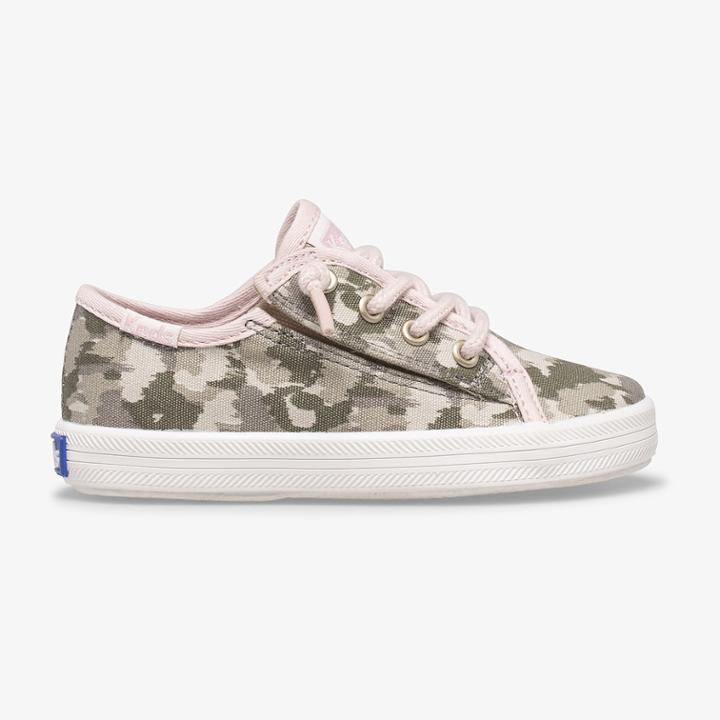 Keds Kickstart Seasonal Jr Feat. Organic Cotton Camo, Size 6.5m Keds Shoes