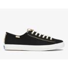 Keds Kickstart Leopard Pop Canvas Black, Size 9m Women Inchess Shoes