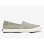 Keds Clipper Washed Solids Lt Gray, Size 8m Women Inchess Shoes