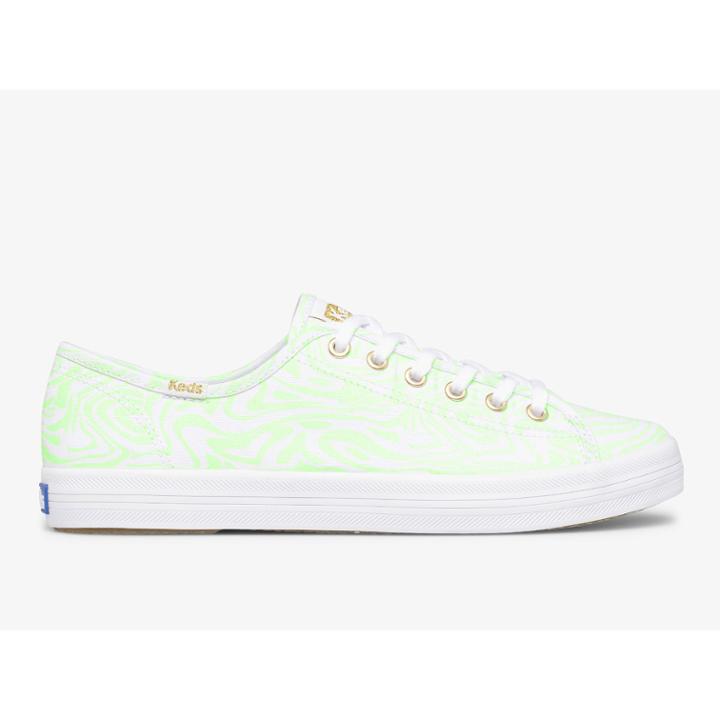 Keds Kickstart Glow White Glow, Size 9m Women Inchess Shoes