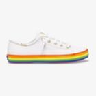 Keds Kickstart Leather Rainbow White/rainbow, Size 3m Keds Shoes