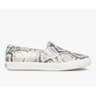 Keds X Kate Spade New York Double Decker Snake Leather Cream Black, Size 6m Women Inchess Shoes