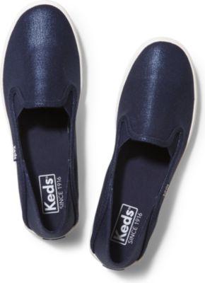 Keds Crashback Metallic Canvas Navy, Size 5m Women Inchess Shoes