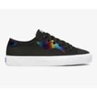 Keds Crew Kick Wave Canvas Black Multi, Size 7m Women Inchess Shoes