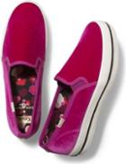 Keds X Kate Kpade New York Triple Decker Velvet Pinkvelvet, Size 7m Women Inchess Shoes