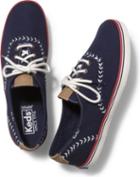 Keds Champion Pennant Navy Canvas, Size 5m Women Inchess Shoes