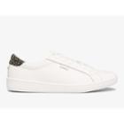 Keds X Kate Spade New York Ace Leather Calf Hair White Black Leopard, Size 8.5m Women Inchess Shoes