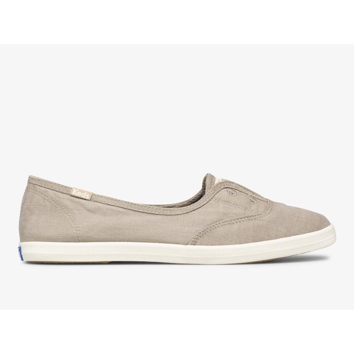 Keds Chillax Mini Twill Washable Tan, Size 6m Women Inchess Shoes