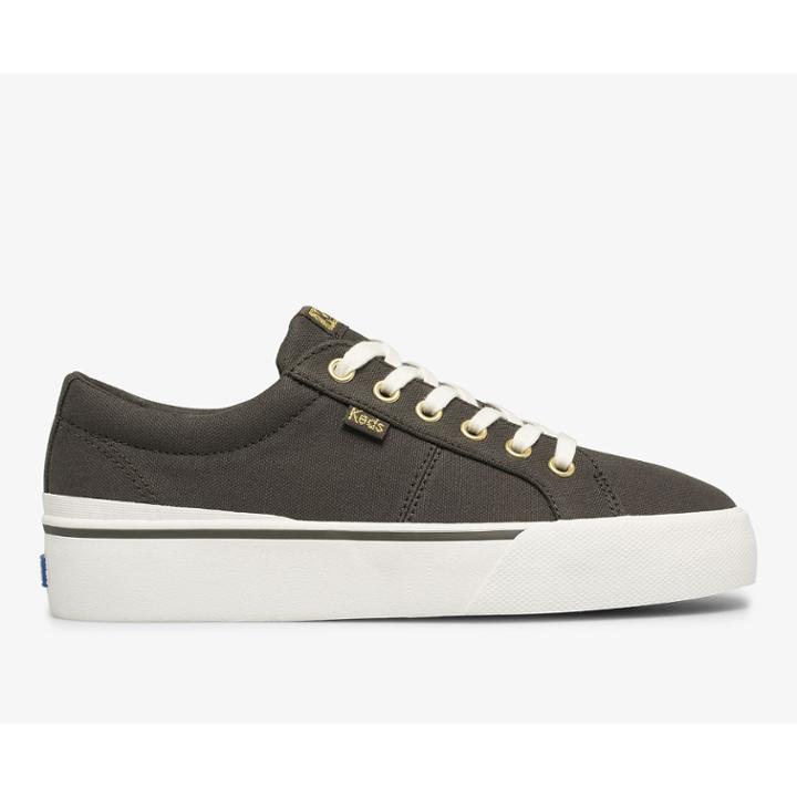 Keds Jump Kick Duo Feat. Organic Cotton Black, Size 6m Women Inchess Shoes