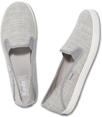 Keds Crashback Chambray Stripe Gray, Size 5m Women Inchess Shoes