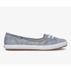Keds Teacup Chambray Lt Blue, Size 7.5m Women Inchess Shoes