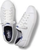 Keds Kickstart Leather White/blue, Size 5m Women Inchess Shoes